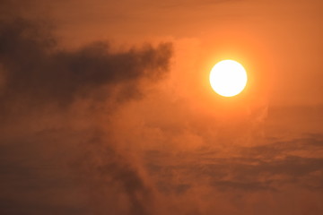 sunrise in the sea beach.