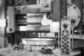 Old milling machine with remote control