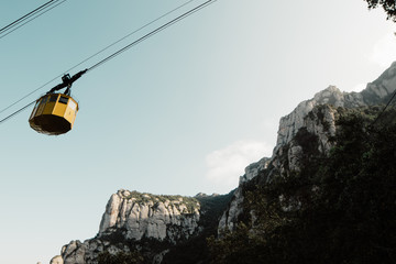 paragliding in mountains
