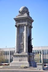 Soldiers' and Sailors' Monument at Clinton Square in downtown Syracuse, York State, USA.