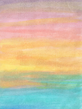 abstract sunset watercolor background