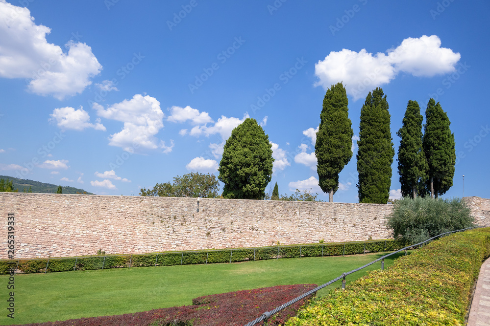 Poster assisi in italy