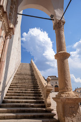 Fototapeta premium stairway to heaven Assisi in Italy