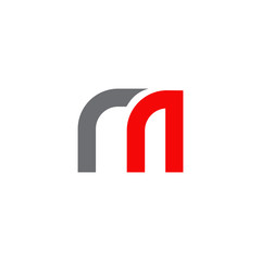 M letter logo design vector template