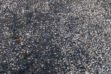 asphalt road surface, asphalt road pebble, pitch and pebble,