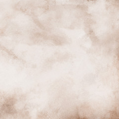 Orange with brown ink and watercolor textures on white paper background. Paint leaks and ombre effects. Hand painted abstract image.