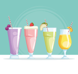smoothies with fruit