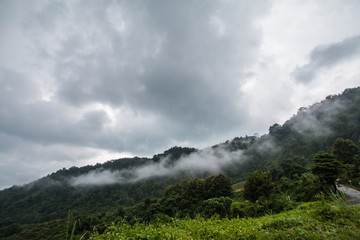cloud and mountain 