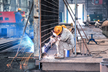 Steelmaking workshop of steelmaking plant