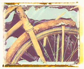 An old grungy polaroid transfer border can be used for any type of art and photo outline. It adds texture and character to any project.