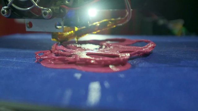 Medical printer skin. The printer prints artificial skin for transplanting a person after burns. New technologies in medicine.