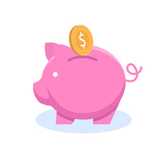 Piggy-Bank Banking Business Services Metaphor Icon