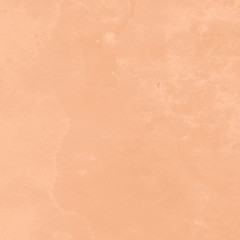 Orange with brown ink and watercolor textures on white paper background. Paint leaks and ombre effects. Hand painted abstract image.