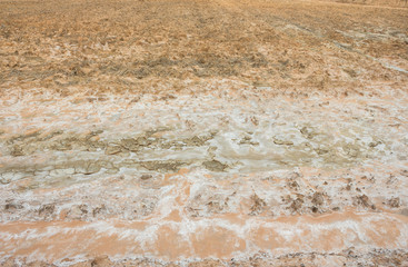 Salt stains