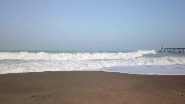 Onde dell'oceano in tempesta