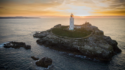 Aerial images of the North Cornish coastline
