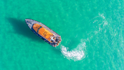 Aerial image of the St Ives lifeboat