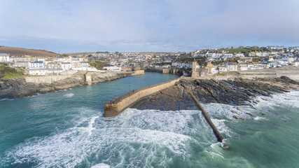 Aerial image of Porthleven Cornwall