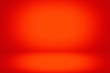 Abstract Luxury Red Studio Room Background with Grain, Using for Product Presentation Backdrop.