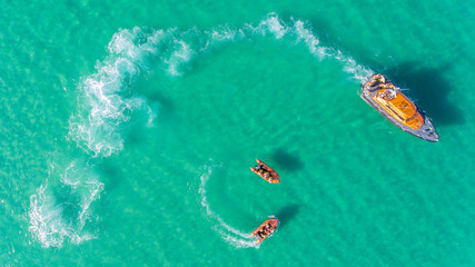 Aerial image of the St Ives lifeboat