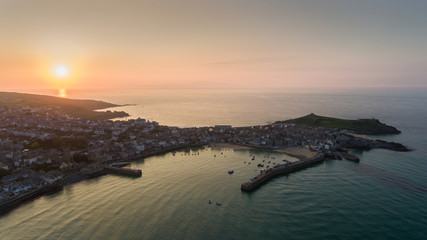 Aerial Image of St Ives Cornwall