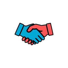 Hand Shake logo or icon