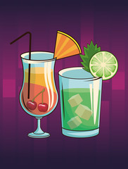 alcoholic drinks beverages cartoon