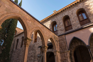 Fototapeta na wymiar Church of Sant Vicenç of Cardona in Catalonia, Spain