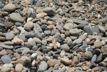 Pebbles on the beach
