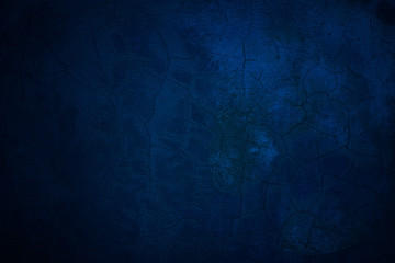 Fototapeta premium Blue Grunge Concrete Wall Texture Background.
