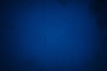 Blue Grunge Concrete Wall Texture Background.