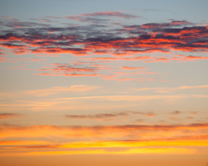 Fototapeta premium Colorful clouds sunset sky scape background