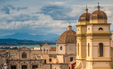 Cagliari, Sardinia, Italy. An ancient city with a long history under the rule of several civilisations.