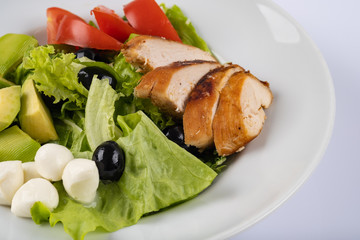 Homemade salad a favorite among today's healthy conscious people. hicken salad. ffordable and good to eat, promotes healthy lifestyle among today's generation