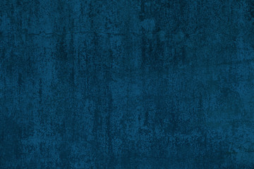 Blue Grunge Concrete Wall Texture Background.