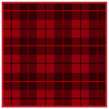 Scottish tartan red with black stripes