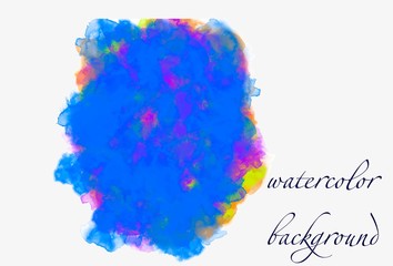 watercolor grunge style for brush and ink