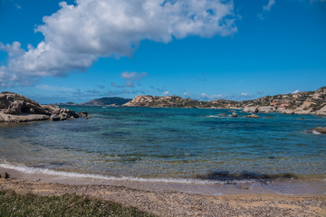 La Maddalena Archipelago National Park, on the coast of Sardinia province of Sassari,  northern Sardinia, Italy.