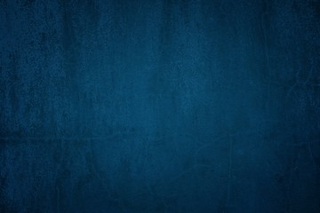 Blue Grunge Concrete Wall Texture Background.