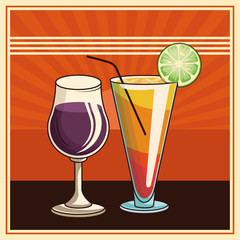 alcoholic drinks beverages cartoon