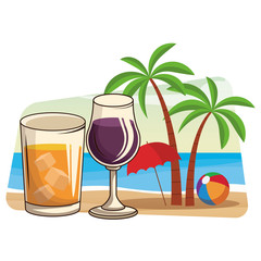 alcoholic drinks beverages cartoon