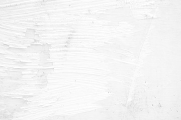 Old White Peeling Concrete Wall Texture Background.