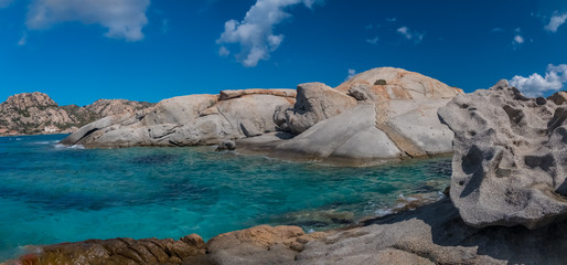 La Maddalena Archipelago National Park, on the coast of Sardinia province of Sassari,  northern Sardinia, Italy.