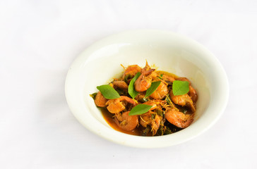 spicy fresh prawn curry
