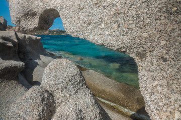 La Maddalena Archipelago National Park, on the coast of Sardinia province of Sassari,  northern...
