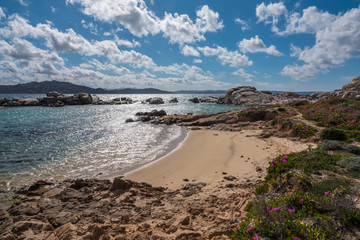 La Maddalena Archipelago National Park, on the coast of Sardinia province of Sassari,  northern Sardinia, Italy.