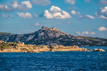 La Maddalena Archipelago National Park, on the coast of Sardinia province of Sassari,  northern...