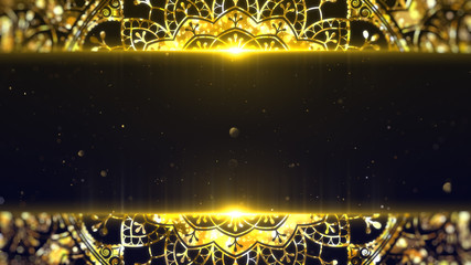 Ramadan kareem frame with copyspace.