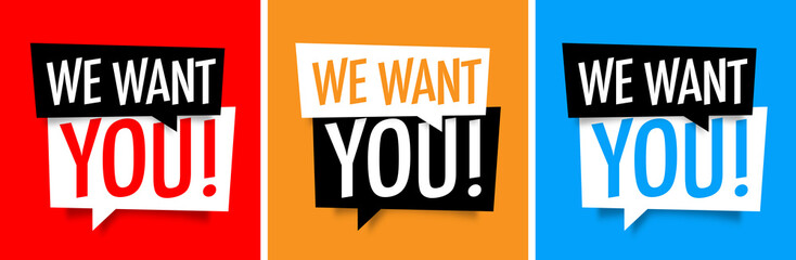 Obraz premium We want you 