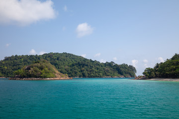 The snorkelling famous place of Koh Rang Island National Park where near to Koh Chang, Trat, Thailand